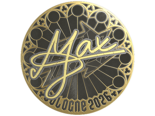 Sticker | max (Gold) | Cologne 2026