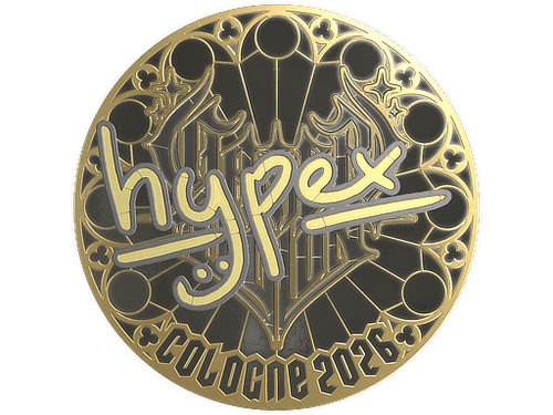 Sticker | hypex (Gold) | Cologne 2026
