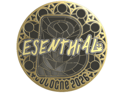 Sticker | esenthial (Gold) | Cologne 2026