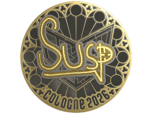 Sticker | susp (Gold) | Cologne 2026