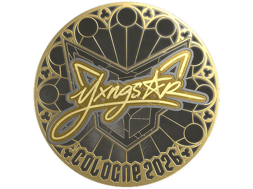 Sticker | yxngstxr (Gold) | Cologne 2026