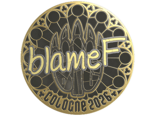 Sticker | blameF (Gold) | Cologne 2026