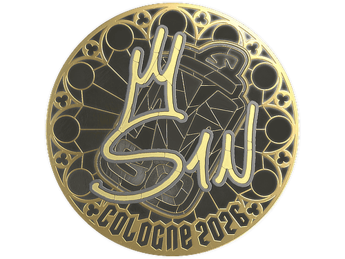 Sticker | s1n (Gold) | Cologne 2026