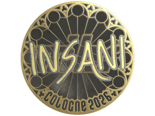 Sticker | insani (Gold) | Cologne 2026