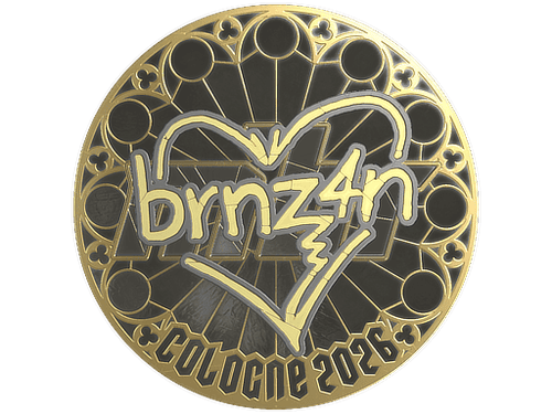 Sticker | brnz4n (Gold) | Cologne 2026