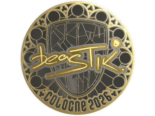 Sticker | beastik (Gold) | Cologne 2026