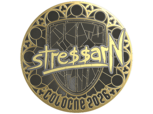 Sticker | stressarN (Gold) | Cologne 2026