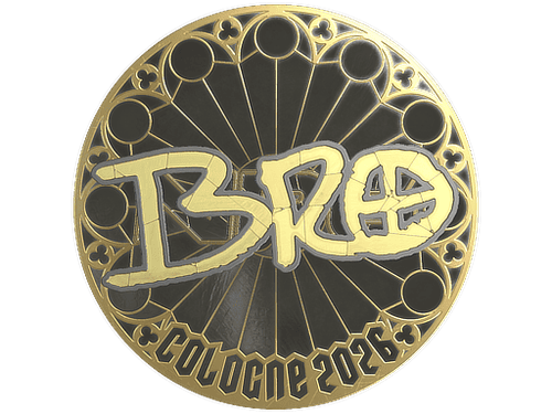 Sticker | br0 (Gold) | Cologne 2026