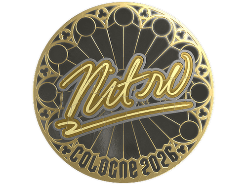 Sticker | nitr0 (Gold) | Cologne 2026