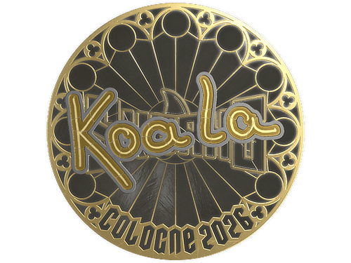 Sticker | koala (Gold) | Cologne 2026