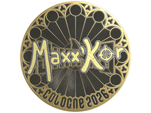 Sticker | maxxkor (Gold) | Cologne 2026