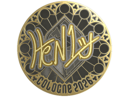 Sticker | HEN1 (Gold) | Cologne 2026