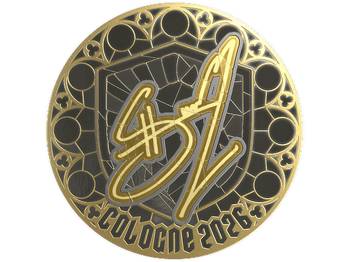 Sticker | siuhy (Gold) | Cologne 2026