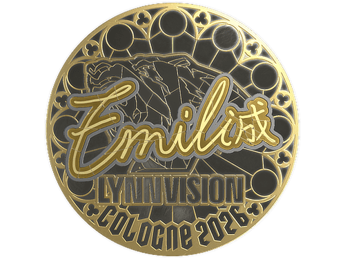Sticker | EmiliaQAQ (Gold) | Cologne 2026
