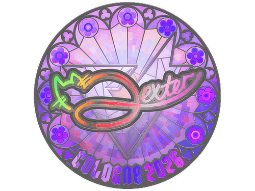 Sticker | dexter (Holo) | Cologne 2026