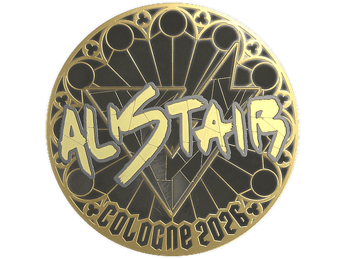 Sticker | aliStair (Gold) | Cologne 2026
