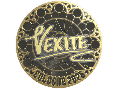 Sticker | vexite (Gold) | Cologne 2026
