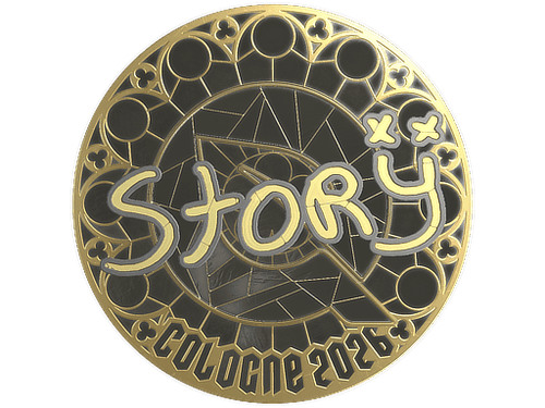 Sticker | story (Gold) | Cologne 2026