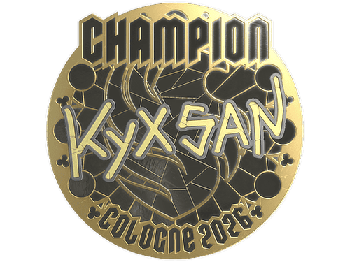 Sticker | kyxsan (Gold, Champion) | Cologne 2026