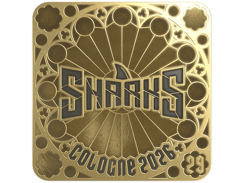 Sticker | Sharks Esports (Gold, Ranked) | Cologne 2026