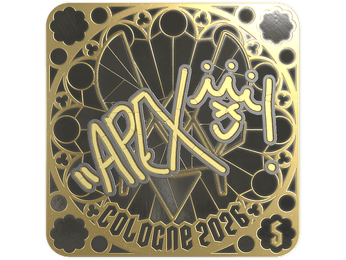 Sticker | apEX (Gold, Ranked) | Cologne 2026