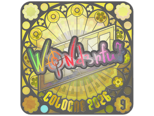 Sticker | w0nderful (Holo, Ranked) | Cologne 2026