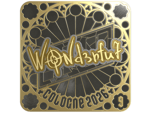 Sticker | w0nderful (Gold, Ranked) | Cologne 2026