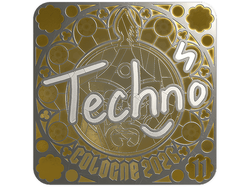 Sticker | Techno4K (Foil, Ranked) | Cologne 2026