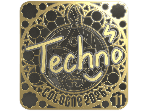 Sticker | Techno4K (Gold, Ranked) | Cologne 2026