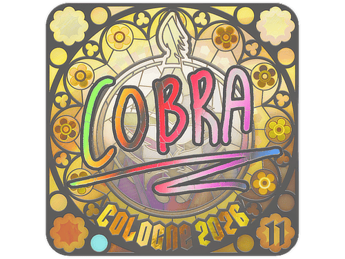 Sticker | cobra (Holo, Ranked) | Cologne 2026