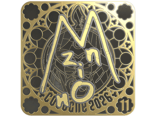 Sticker | mzinho (Gold, Ranked) | Cologne 2026