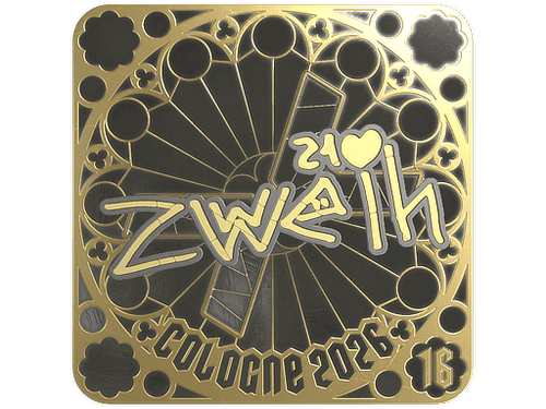 Sticker | zweih (Gold, Ranked) | Cologne 2026