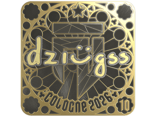 Sticker | dziugss (Gold, Ranked) | Cologne 2026