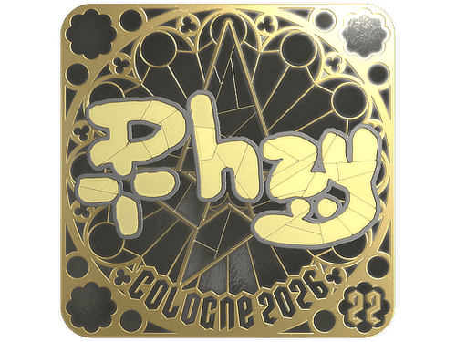 Sticker | phzy (Gold, Ranked) | Cologne 2026