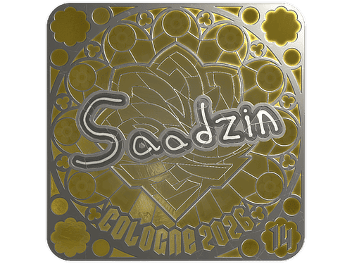 Sticker | saadzin (Foil, Ranked) | Cologne 2026