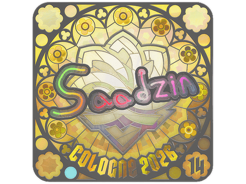 Sticker | saadzin (Holo, Ranked) | Cologne 2026