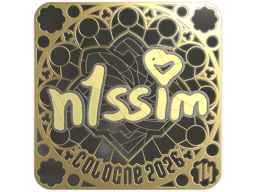 Sticker | n1ssim (Gold, Ranked) | Cologne 2026