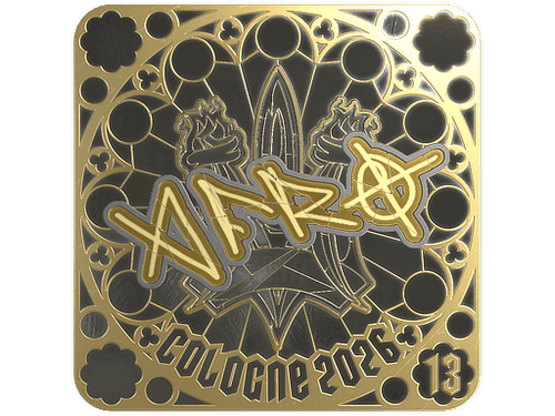 Sticker | afro (Gold, Ranked) | Cologne 2026