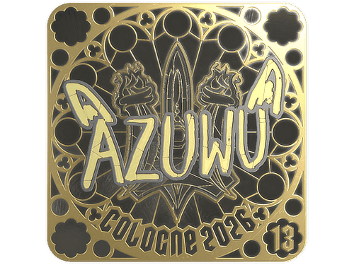 Sticker | AZUWU (Gold, Ranked) | Cologne 2026
