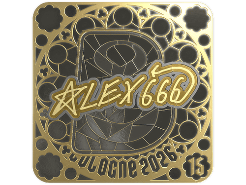 Sticker | alex666 (Gold, Ranked) | Cologne 2026