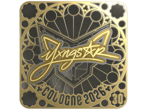 Sticker | yxngstxr (Gold, Ranked) | Cologne 2026