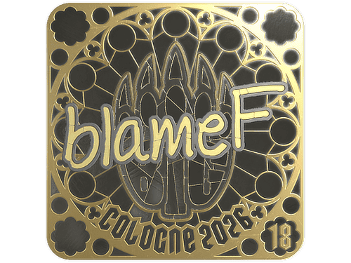 Sticker | blameF (Gold, Ranked) | Cologne 2026