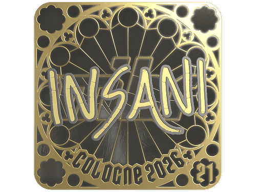 Sticker | insani (Gold, Ranked) | Cologne 2026