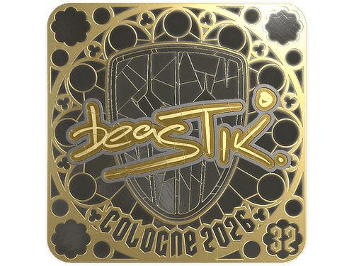 Sticker | beastik (Gold, Ranked) | Cologne 2026