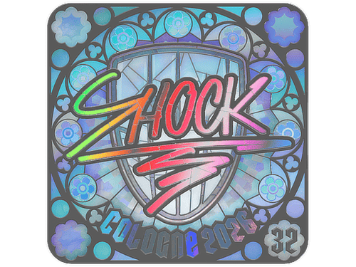 Sticker | SHOCK (Holo, Ranked) | Cologne 2026