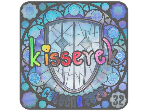 Sticker | kisserek (Holo, Ranked) | Cologne 2026