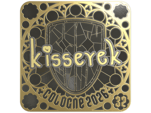 Sticker | kisserek (Gold, Ranked) | Cologne 2026