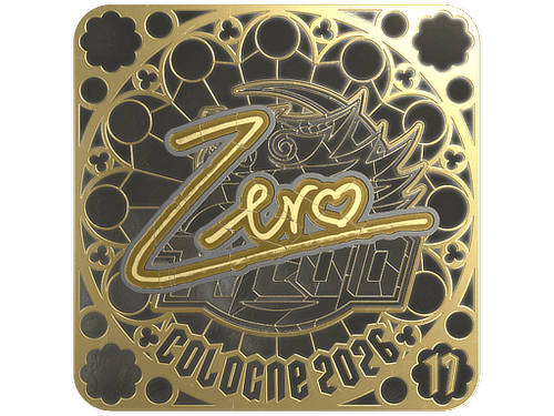 Sticker | Zero (Gold, Ranked) | Cologne 2026