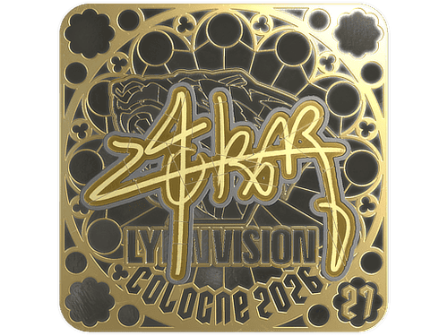 Sticker | z4KR (Gold, Ranked) | Cologne 2026