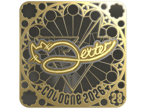 Sticker | dexter (Gold, Ranked) | Cologne 2026